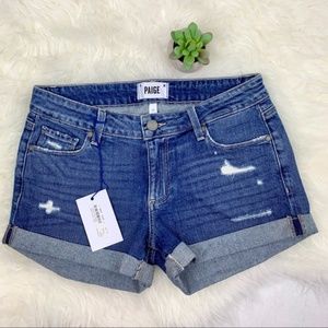 PAIGE JIMMY JIMMY IRENE SHORT JEAN SHORTS DENIM